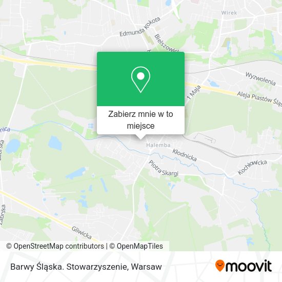 Mapa Barwy Śląska. Stowarzyszenie