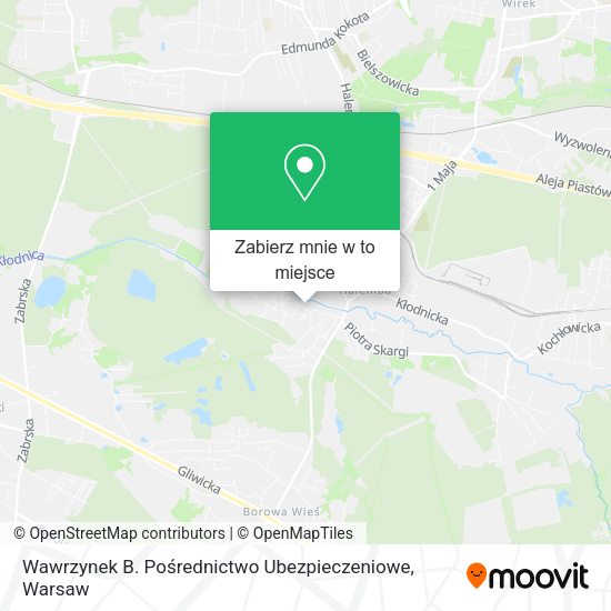 Mapa Wawrzynek B. Pośrednictwo Ubezpieczeniowe