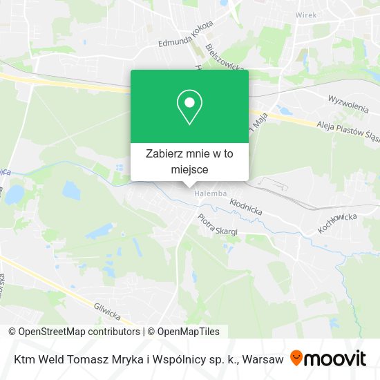 Mapa Ktm Weld Tomasz Mryka i Wspólnicy sp. k.