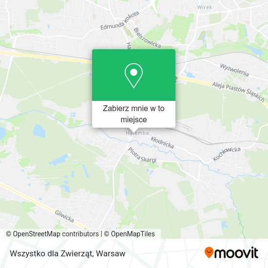 Mapa Wszystko dla Zwierząt