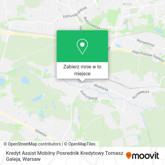 Mapa Kredyt Assist Mobilny Posrednik Kredytowy Tomasz Galeja