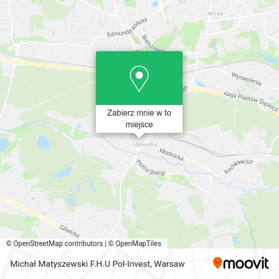 Mapa Michał Matyszewski F.H.U Pol-Invest