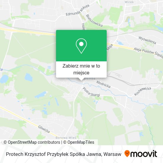 Mapa Protech Krzysztof Przybyłek Spółka Jawna