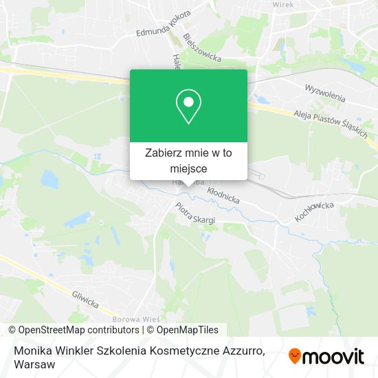 Mapa Monika Winkler Szkolenia Kosmetyczne Azzurro