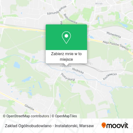 Mapa Zakład Ogólnobudowlano - Instalatorski