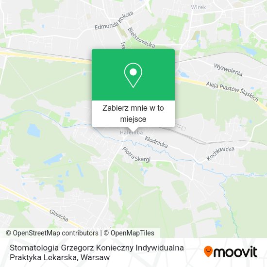 Mapa Stomatologia Grzegorz Konieczny Indywidualna Praktyka Lekarska