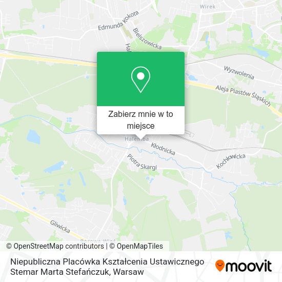 Mapa Niepubliczna Placówka Kształcenia Ustawicznego Stemar Marta Stefańczuk