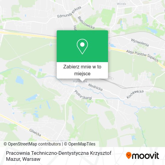 Mapa Pracownia Techniczno-Dentystyczna Krzysztof Mazur