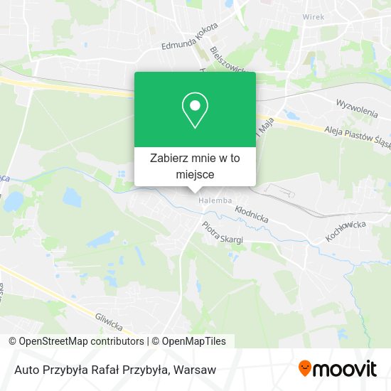 Mapa Auto Przybyła Rafał Przybyła