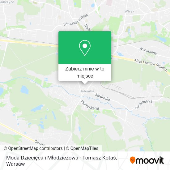 Mapa Moda Dziecięca i Młodzieżowa - Tomasz Kotaś