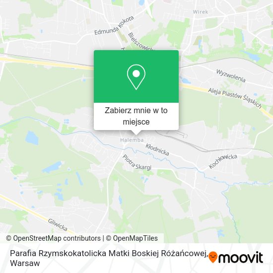 Mapa Parafia Rzymskokatolicka Matki Boskiej Różańcowej