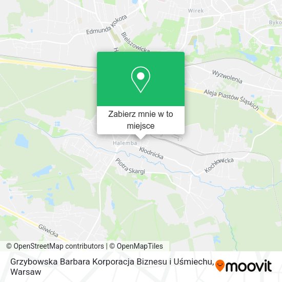 Mapa Grzybowska Barbara Korporacja Biznesu i Uśmiechu