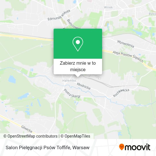 Mapa Salon Pielęgnacji Psów Toffife