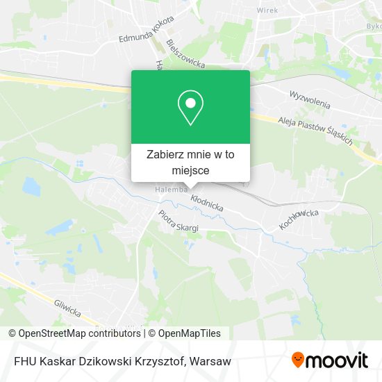 Mapa FHU Kaskar Dzikowski Krzysztof