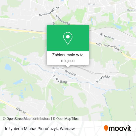 Mapa Inżynieria Michał Pierończyk