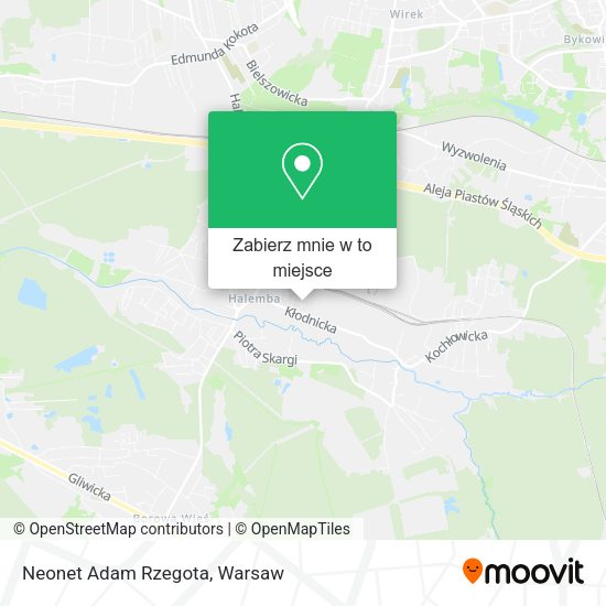 Mapa Neonet Adam Rzegota