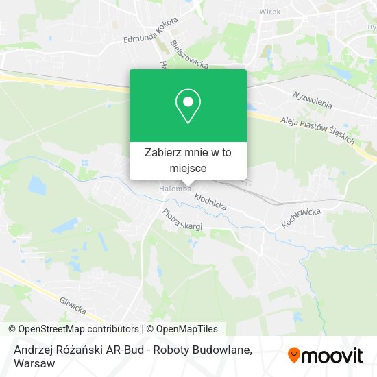 Mapa Andrzej Różański AR-Bud - Roboty Budowlane