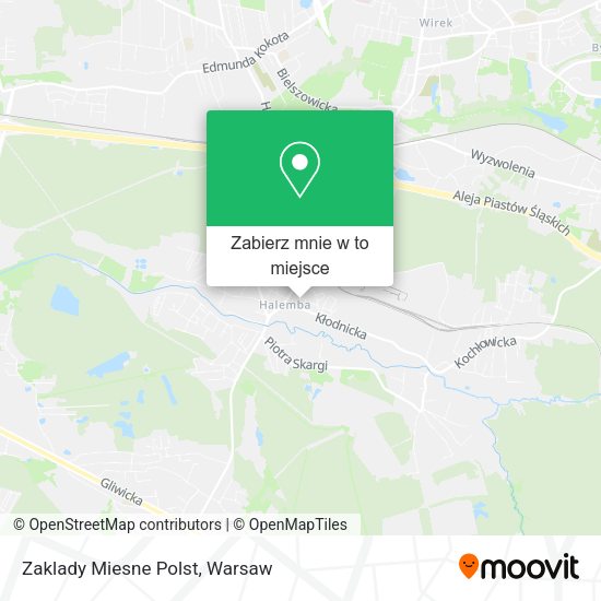 Mapa Zaklady Miesne Polst