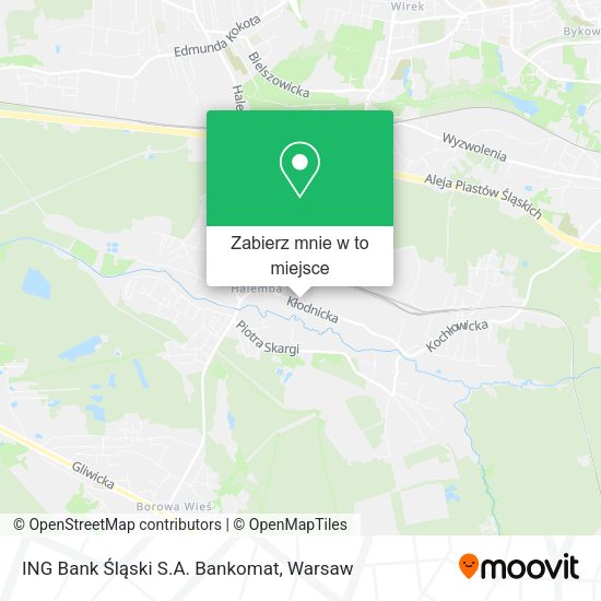 Mapa ING Bank Śląski S.A. Bankomat