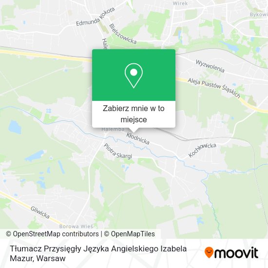 Mapa Tłumacz Przysięgły Języka Angielskiego Izabela Mazur