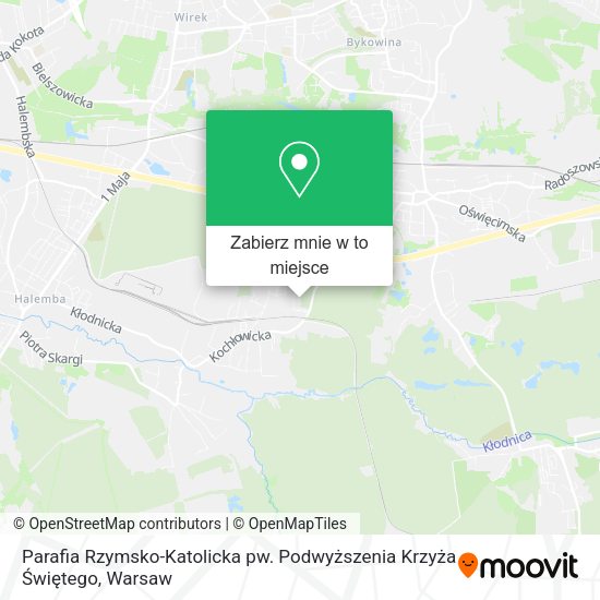 Mapa Parafia Rzymsko-Katolicka pw. Podwyższenia Krzyża Świętego