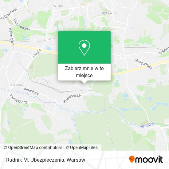 Mapa Rudnik M. Ubezpieczenia