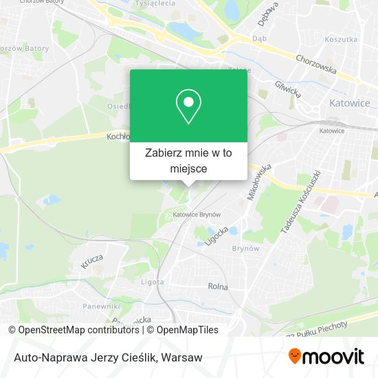 Mapa Auto-Naprawa Jerzy Cieślik