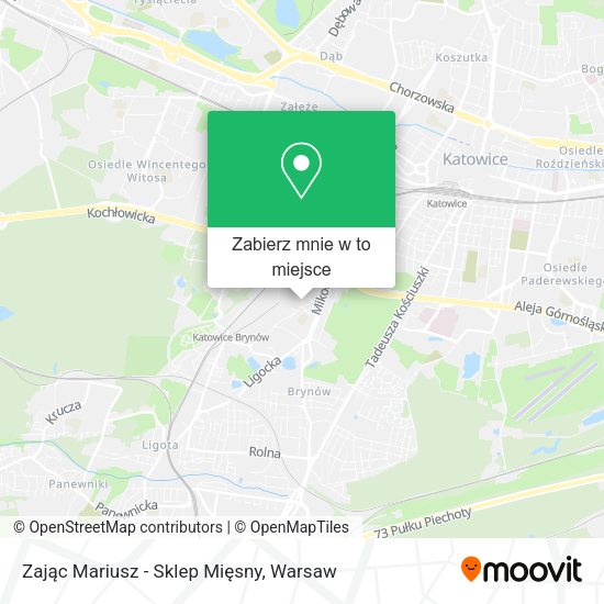 Mapa Zając Mariusz - Sklep Mięsny