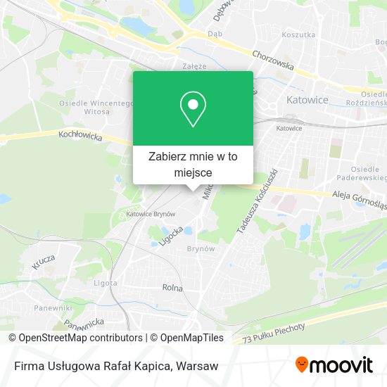 Mapa Firma Usługowa Rafał Kapica