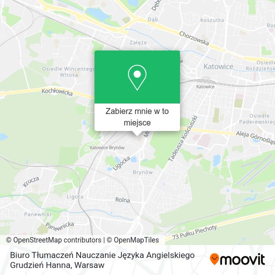 Mapa Biuro Tłumaczeń Nauczanie Języka Angielskiego Grudzień Hanna