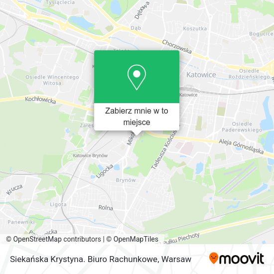 Mapa Siekańska Krystyna. Biuro Rachunkowe