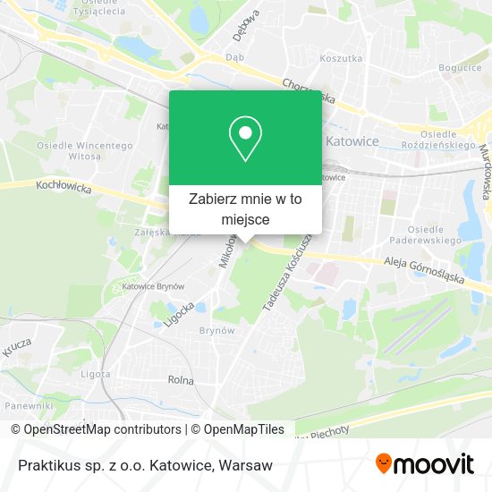 Mapa Praktikus sp. z o.o. Katowice