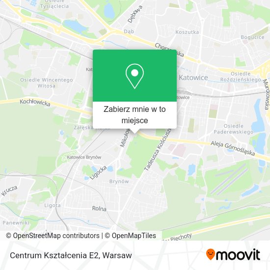 Mapa Centrum Kształcenia E2