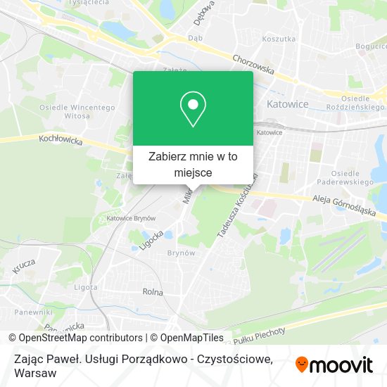 Mapa Zając Paweł. Usługi Porządkowo - Czystościowe