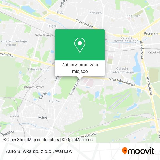 Mapa Auto Sliwka sp. z o.o.