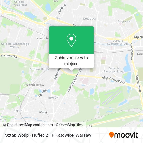 Mapa Sztab Wośp - Hufiec ZHP Katowice