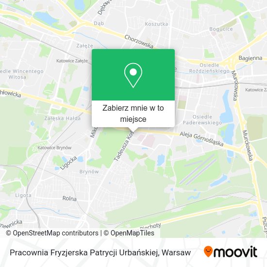 Mapa Pracownia Fryzjerska Patrycji Urbańskiej