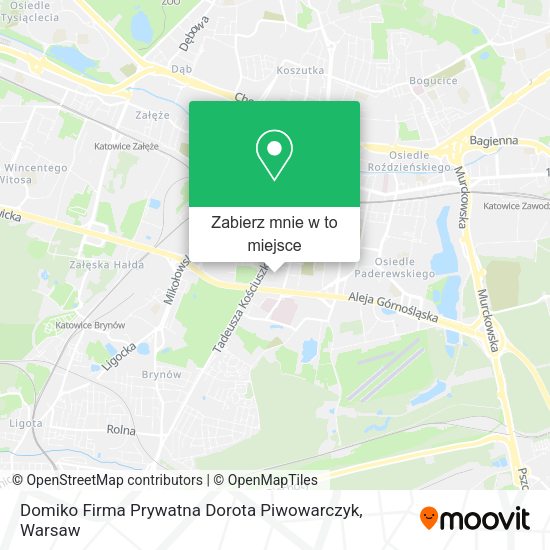 Mapa Domiko Firma Prywatna Dorota Piwowarczyk