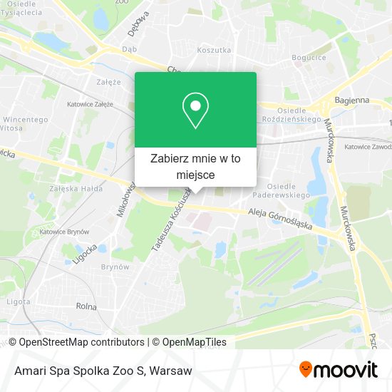 Mapa Amari Spa Spolka Zoo S