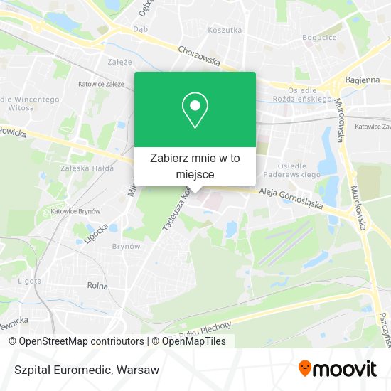 Mapa Szpital Euromedic