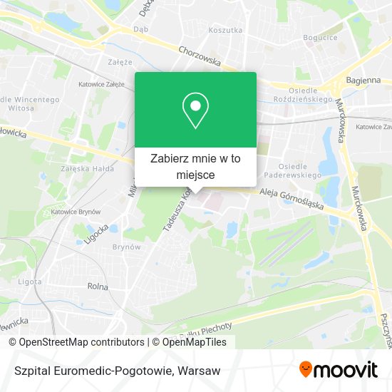 Mapa Szpital Euromedic-Pogotowie