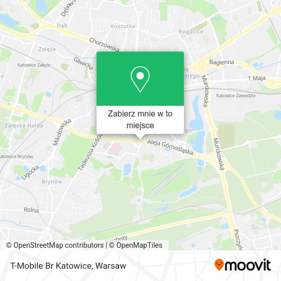 Mapa T-Mobile Br Katowice