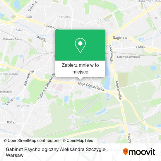 Mapa Gabinet Psychologiczny Aleksandra Szczygieł