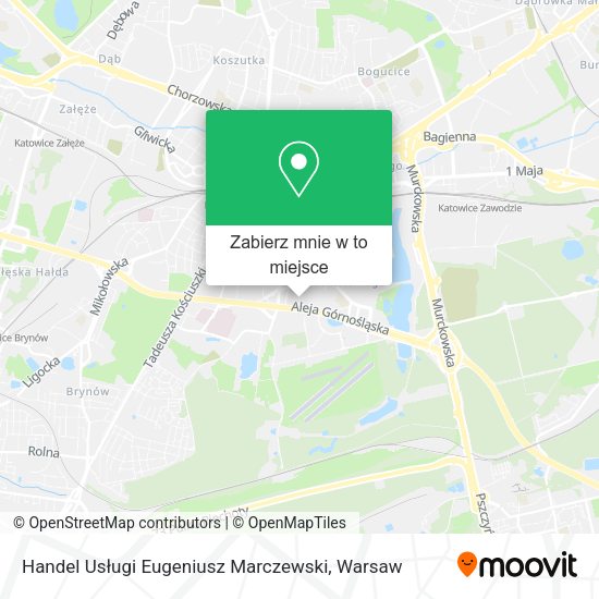 Mapa Handel Usługi Eugeniusz Marczewski