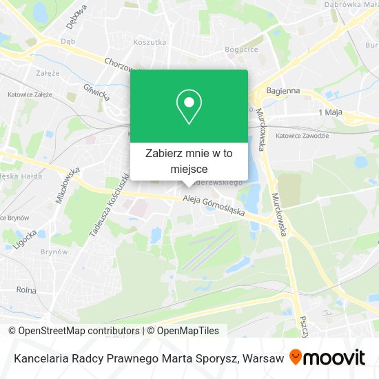 Mapa Kancelaria Radcy Prawnego Marta Sporysz