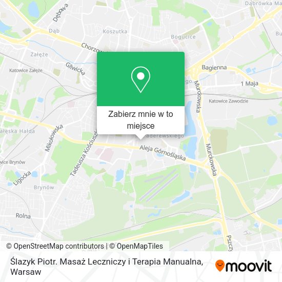 Mapa Ślazyk Piotr. Masaż Leczniczy i Terapia Manualna