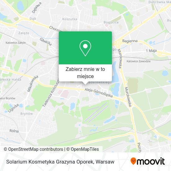 Mapa Solarium Kosmetyka Grazyna Oporek