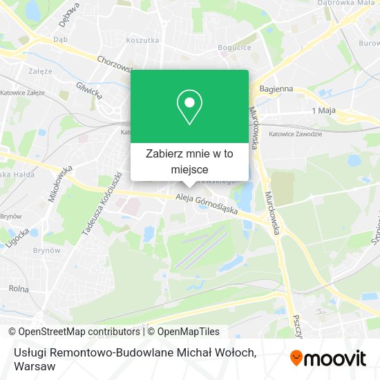 Mapa Usługi Remontowo-Budowlane Michał Wołoch