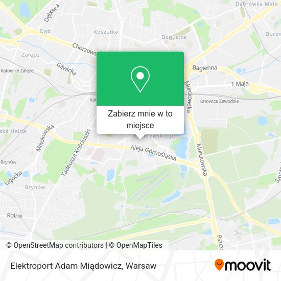 Mapa Elektroport Adam Miądowicz