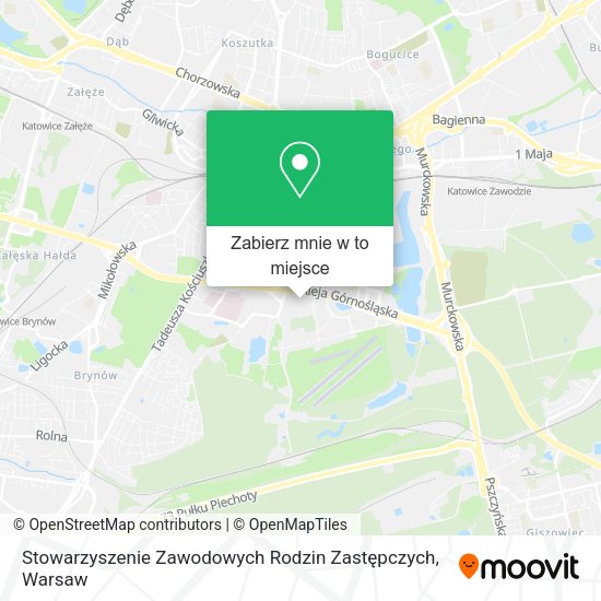 Mapa Stowarzyszenie Zawodowych Rodzin Zastępczych